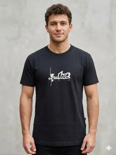 Camiseta Lost Smurfs Box fit Pixador