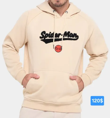 Blusão moletom da Mooncity Homem-Aranha P e G original 