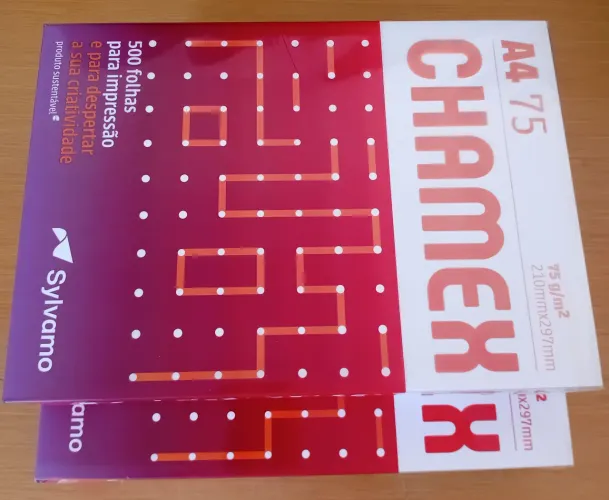 2 - Resmas Papel Chamex A4 1.000 Folhas