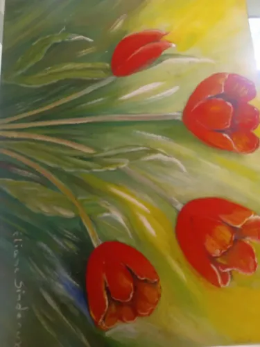 Vende-se quadro pintado a mao de tinta a oleo!