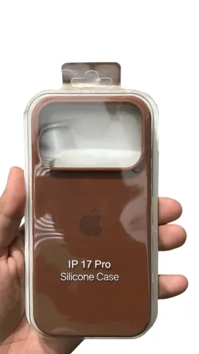 Capinha de silicone premium iPhone 17/ 17 pro Max