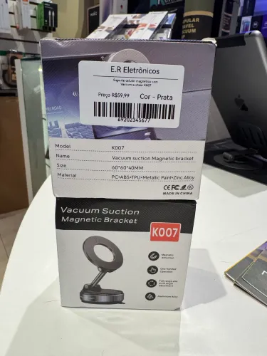 Suporte Magnético com Sucção.