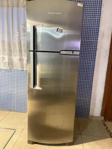 Geladeira Brastemp inox sem gás