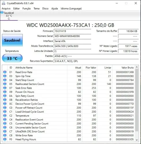 HD 250gb