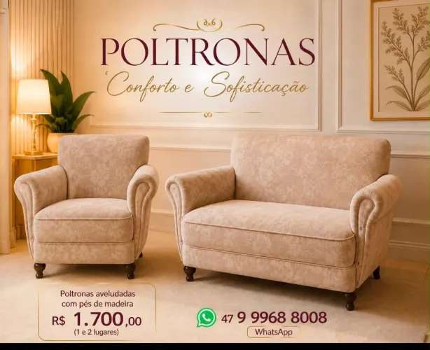 Conjunto de poltronas 