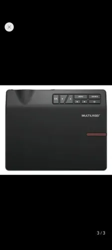 ProjetorProjetor Multilaser Pj004 De 4500 Lumens Com Conexão Wi Fi Cor Preto - Excelente