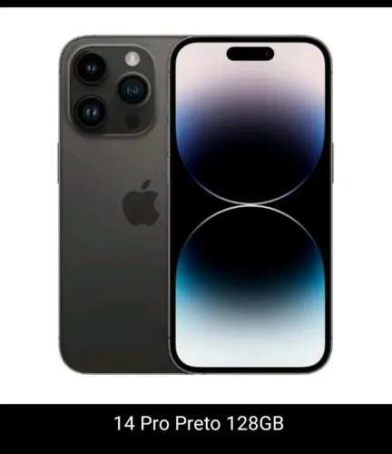 iPhone 14 pro preto 128gb