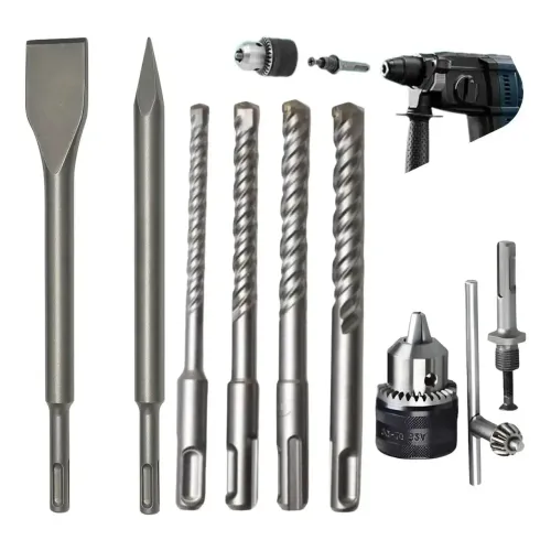 Kit marteletes brocas talhadeira ponteira promoção entrego novo lacrado promoção entrego 