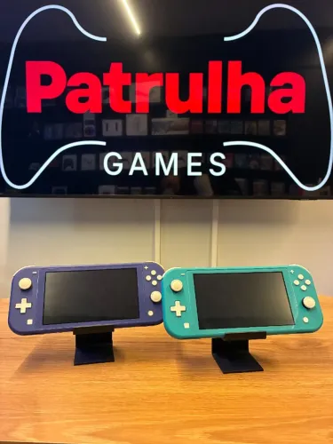 NINTENDO SWITCH LITE DESBLOQUEADO + CARTAO SD 128GB E JOGOS COM GARANTIA EM LOJA FISICA