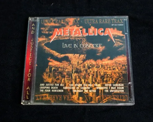 CD Metallica - Live In Concert - Ultra Rare Trax