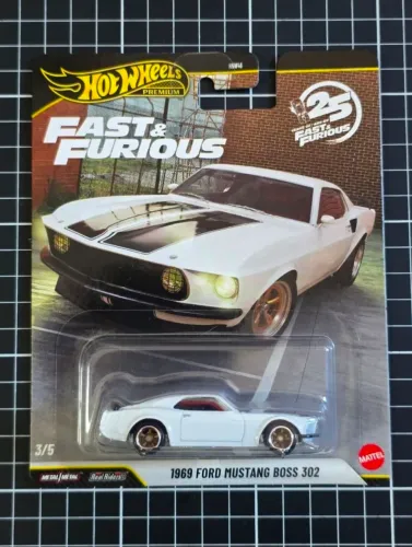 '69 Ford Mustang Boss 302 (Exclusivo SET) - Hot Wheels Premium Temático Velozes e Furiosos