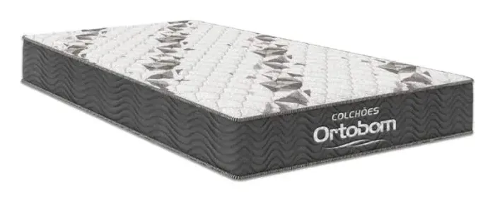 Colchão Solteiro Ortobom 1.88x0.88 Cinza