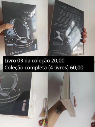 coleçao livros 50 tons de cinza