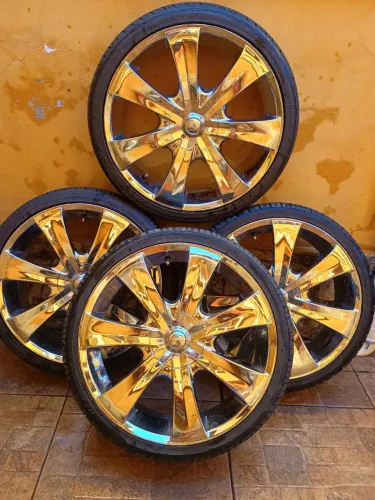 Roda Aro 20 Cromada Multifuros