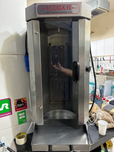 Maquina de Churrasco Grego e ELETRICA-shawarma