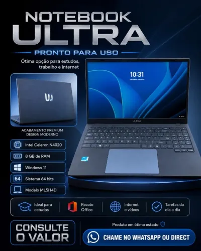 Notebook Ultra 8gb de RAM