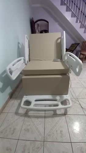 Camapoltrona hospitalar PILATE EVOLUTION +colchão original+colchão pneumático ant escaras