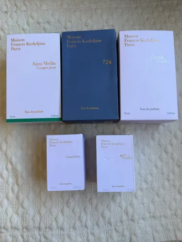 caixas VAZIA maison francis kurkdjian (mfk) 
