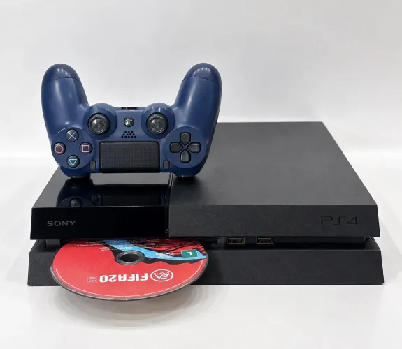 PS4 Fat 500GB + Controle Original Sony + FIFA 20
