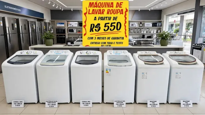 Máquina de lavar roupa