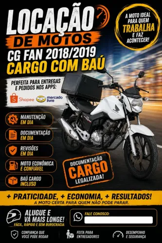 Aluguel de Moto cargo