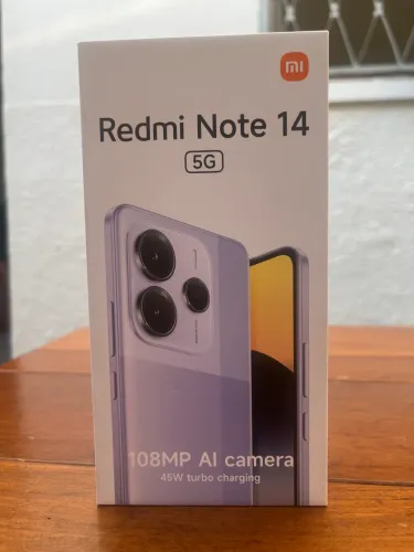 Redmi Note 14 5G 256GB | 8GB RAM | 108MP | Apenas 3 meses de uso | Estado de novo