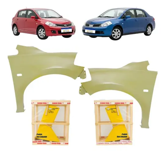 Par Paralama Nissan Tiida C/f Pisca 08 09 10 11 12
