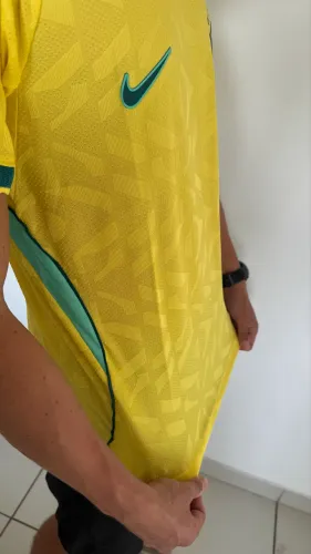 Camisa Brasil Versão Jogador Defeito de Fábrica