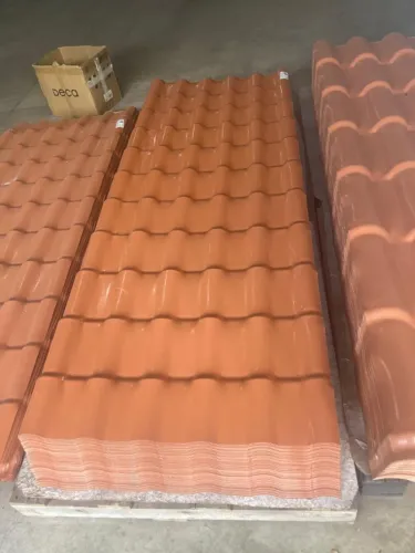 Telha Pvc Plan 2.42x0.88 Cor Cerâmica