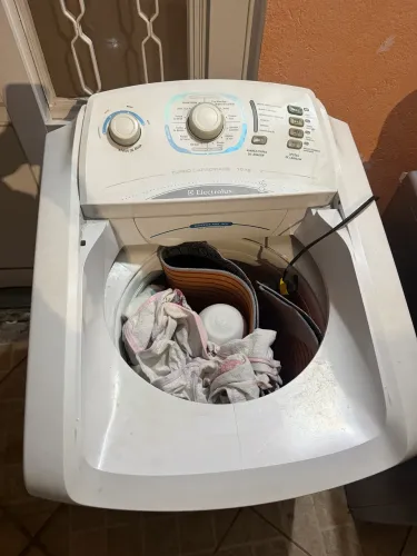 Máquina de lavar sem tampa