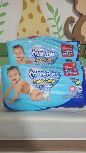 Vendo 4 pacotes de fralda