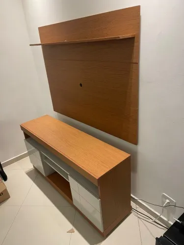Rack Yara + Painel Maia Mobly TV até 55" ? Estado de Novo, com NF