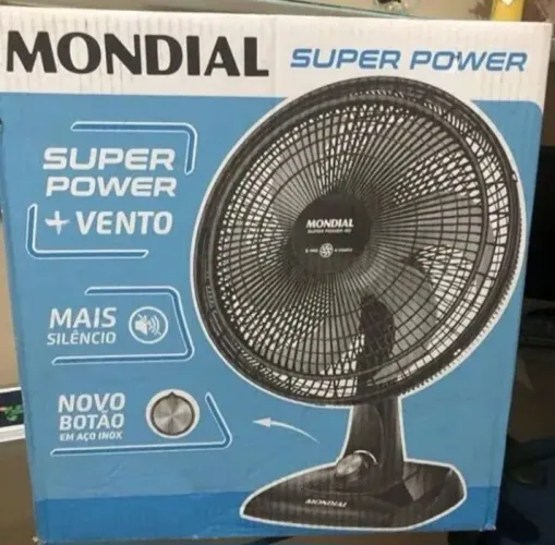 Ventilador Mondial 40 cm, novo zerado na caixa 