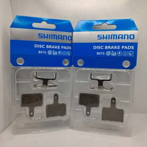 2 pares pastilha de freio shimano b01s