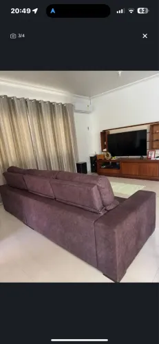 Sofá retratil 2,78m (3 partes são retrateis)