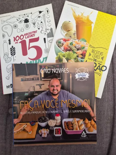 3 Livros de receitas
