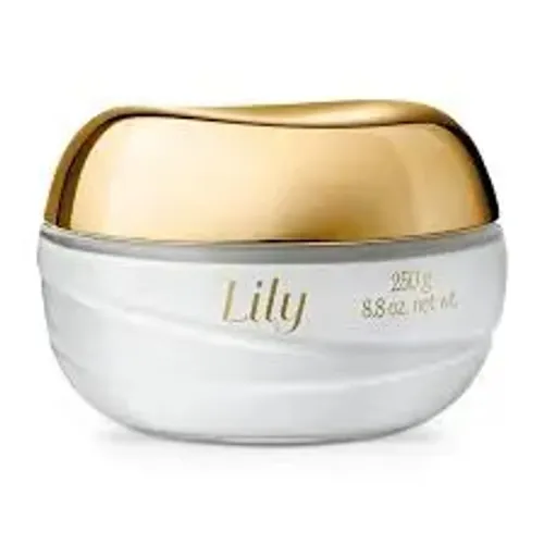 Creme Acetinado Hidratante Desodorante Corporal Lily 250g Lily