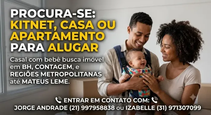 Procura-se Kitnet, Casa ou Apê para Alugar - BH, Contagem e RMBH 