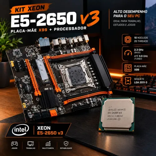 Kit Xeon E5-2650 v3 + Placa-Mãe X99 ? Ótimo Custo-Benefício