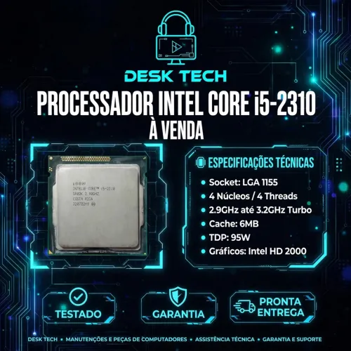 Vende se processador i5- 2310
