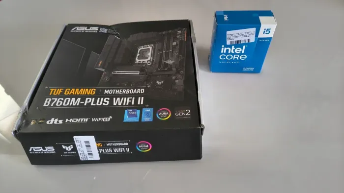 Kit Upgrade High-End: Intel Core i5-14600K + ASUS TUF B760M-Plus Wi-Fi II DDR5 (Impecável)