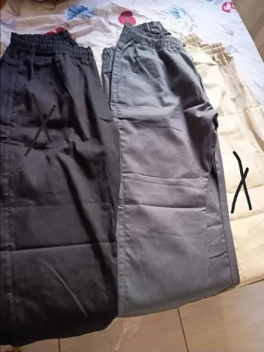 Calça Jeans Sarja Masculina Jogger Elástico Cintura E Barra