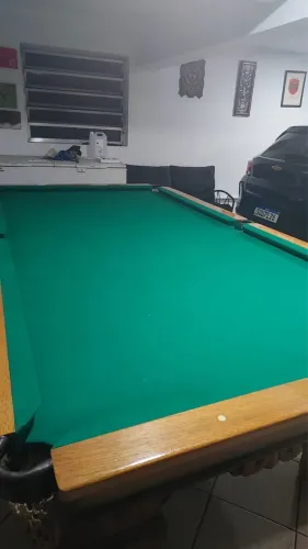Mesa de Sinuca/Bilhar Profissional Madeira Maciça