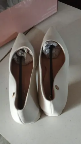 Scarpin social branco 