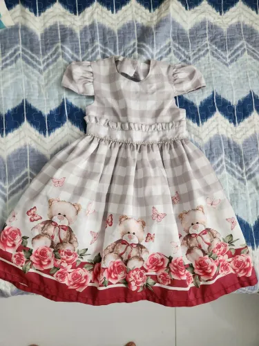 Vestido de festa infantil 