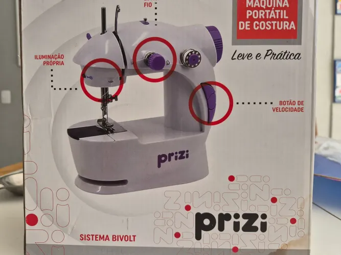 Maquina Portátil de Costura Prizi