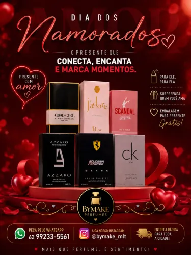 Perfumes presente dia dos namorados 