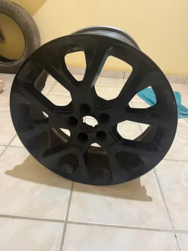 Roda danificada