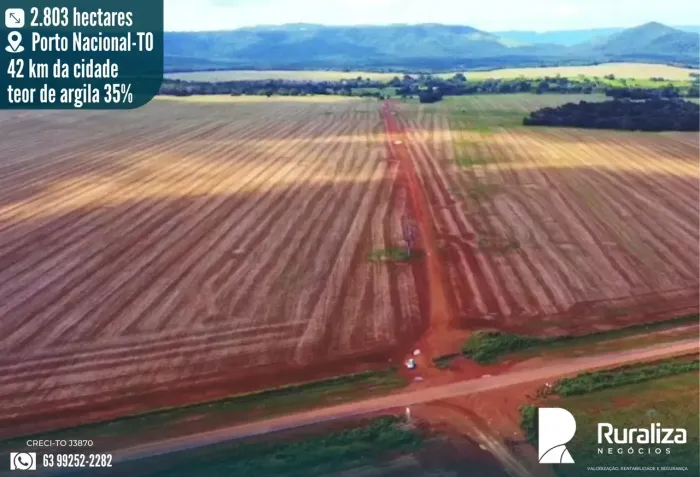 PORTO NACIONAL-TO | 35% DE ARGILA | 1.900 MM DE CHUVAS