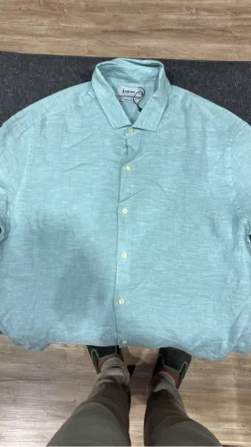 Camisa linho puro oficina reserva tm 2